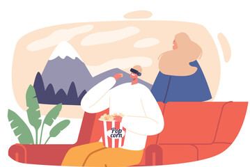 Watching video in vr goggles