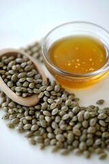 Organic Hemp Seeds and Oil, Healthy Food, Natural Product, Wellness,  Superfood, Nutrition, Vegetarian, Vegan, Dietary Supplement