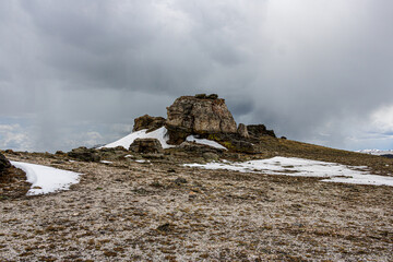 View from Tundra World Nature Trail - Roger Toll Memorial Trail at Rocky Mountain National Park.