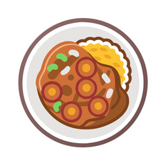 Traditional Polish dish: placki ziemniaczane or potato pancakes