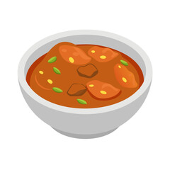 Chicken Tikka Masala bowl, Indian spicy creamy dish