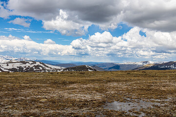 View from Tundra World Nature Trail - Roger Toll Memorial Trail at Rocky Mountain National Park.
