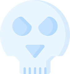 skull illustration on a white background     