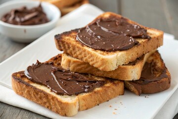 Chocolate thick toast