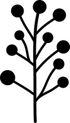 black and white flower