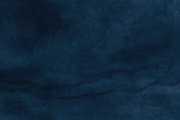 Dark Navy Blue Watercolor Wash Texture Artistic Abstract Background for Creative Designs and Elegant Projects