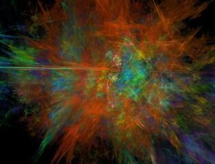 Imaginatory fractal abstract background Image