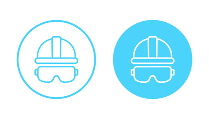 Helmet icon vector. Motorcycle helmet sign and symbol. Construction helmet icon. Safety helmet