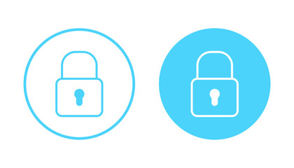Lock icon vector. Padlock sign and symbol. Encryption icon. Security symbol