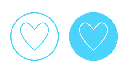 Love icon vector. Heart sign and symbol. Like icon vector.