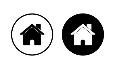Home icon vector illustration. House sign and symbol