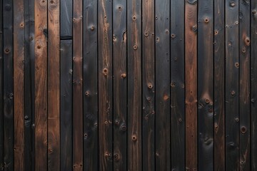 Fototapeta premium Eco-Friendly Dark Wood Backdrop with Rich Texture and Sustainable Aesthetics