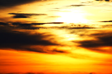 Beautiful sunset view at Kota Kinabalu Sabah