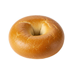 bagel Plain isolated  on a white background 