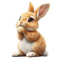 Obraz premium Adorable Bunny Illustration