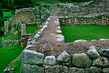Ruínas da fortaleza de Sacsayhuaman. Cusco. Peru.