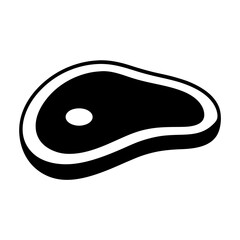 A Delicious and Juicy Steak Icon Illustration Graphic Design
