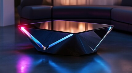 Futuristic Illuminated Coffee Table: A Modern Design Masterpiece
