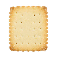 classic white biscuits isolated on white Background