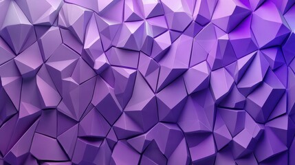 Obraz premium Purple, geometric, fractured surface pattern.