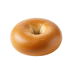 bagel Plain isolated  on a white background 