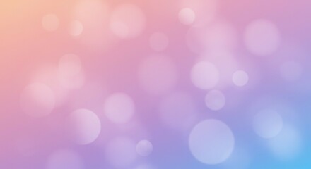 Fototapeta premium Pastel Bokeh Background: Dreamy Soft Colors