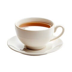 Obraz premium A cup of tea on a saucer a warm beverage