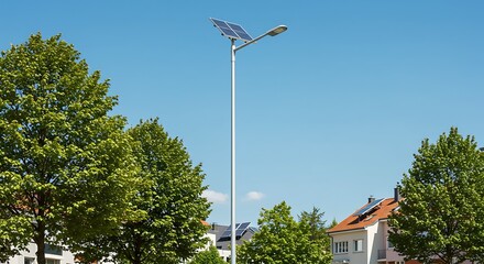 Solar-Powered Street Light – Urban Sustainability