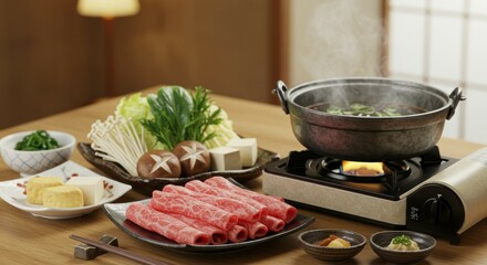 Delicious Japanese Sukiyaki Hot Pot: A Culinary Experience