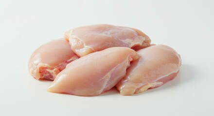 Fresh Chicken Breast Filets Ready for Cooking