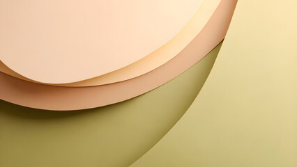 Abstract Overlapping Paper Design