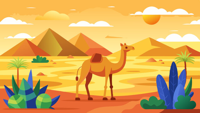 IDUL ADHA BACKGROUND ILLUSTRATION