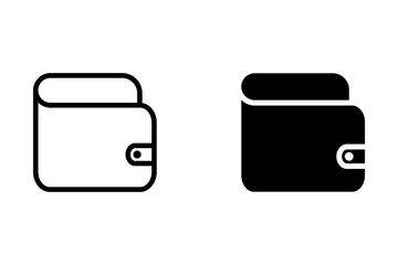 Wallet icon vector. wallet vector icon