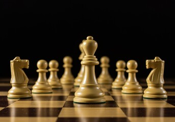 diversity of chess pieces on table