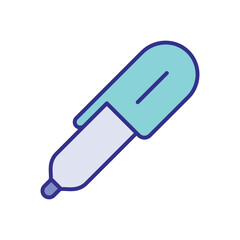 Pen icon vector stock illustration