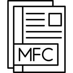 Fototapeta premium MFC Icon