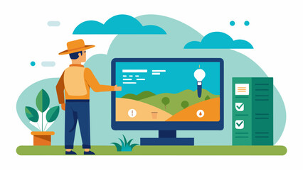 By leveraging deep learning AI technology can analyze vast amounts of soil data and identify trends helping farmers make more informed decisions.. Vector illustration