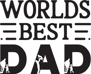 worlds best dad SVG