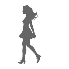 silver mother silhouette icon