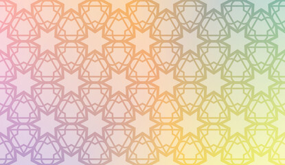 Smooth Abstract Colorful Gradient Backgrounds with Geometric pattern. For Your Graphic Wallpaper, Cover Book, Banner. Vector Illustration.