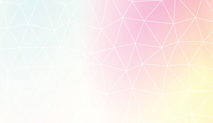 Decorative background with triangles. Template for your banner. Vector illustration. Creative gradient color.
