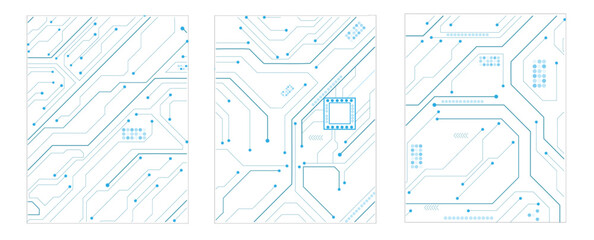 Vector High-tech technology background. Circuit board, Abstract modern digital science technology futuristic circuit board.
