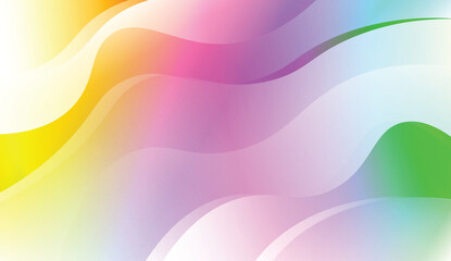 Fototapeta premium Modern Background With Wave Gradient Shape. For Your Design Wallpapers Presentation. Vector Illustration with Color Gradient.
