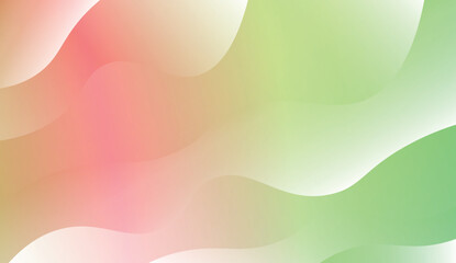 Template Modern Background With Curves Lines. Design For Cover Page, Poster, Banner Of Websites. Vector Illustration with Color Gradient.