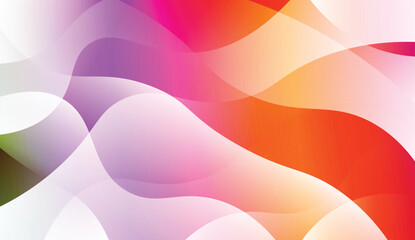 Template Modern Background With Curves Lines. For Elegant Pattern Cover Book. Vector Illustration with Color Gradient.