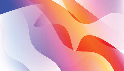 Modern Wavy Background. For Creative Templates, Cards, Color Covers Set. Vector Illustration with Color Gradient.