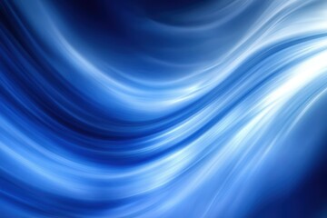 Fototapeta premium A close-up view of a blue and white abstract background featuring a blurred wave pattern.