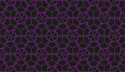 Fototapeta premium Curved line in triangles style. Vector illustration. CFor interior wallpaper, smart design, fashion print.