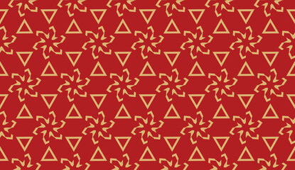 Hipster pattern with polygonal elements. Triangles style. Vector Seamless illustration. Background for your business project. Advert, template screen.