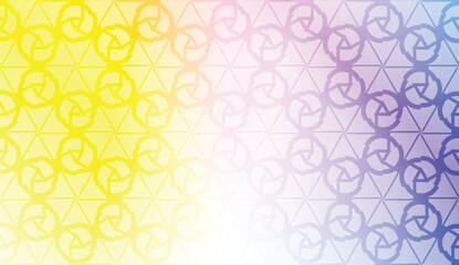 Pattern with geometric shape background. Vector illustration. Template for wallpaper, interior design, decoration, scrapbooking page. Gradient color